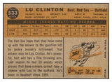 1960 Topps Baseball #533 Lou Clinton Red Sox EX-MT 502058