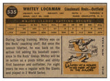 1960 Topps Baseball #535 Whitey Lockman Reds NR-MT 502060