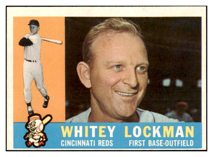 1960 Topps Baseball #535 Whitey Lockman Reds EX-MT 502061