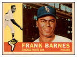 1960 Topps Baseball #538 Frank Barnes White Sox EX-MT 502066