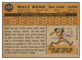 1960 Topps Baseball #552 Walt Bond Indians EX-MT 502073