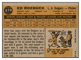 1960 Topps Baseball #519 Ed Roebuck Dodgers EX-MT 502078