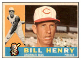 1960 Topps Baseball #524 Bill Henry Reds EX-MT 502085