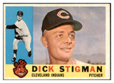 1960 Topps Baseball #507 Dick Stigman Indians NR-MT 502097