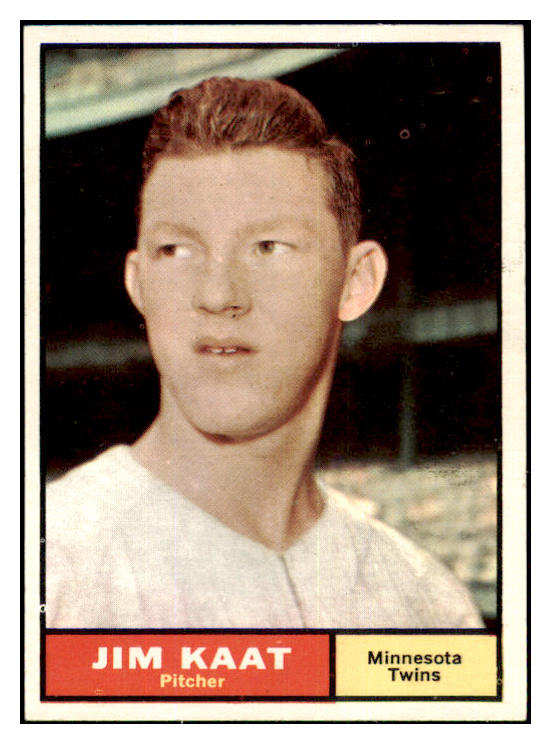 1961 Topps Baseball #063 Jim Kaat Twins VG-EX 502118