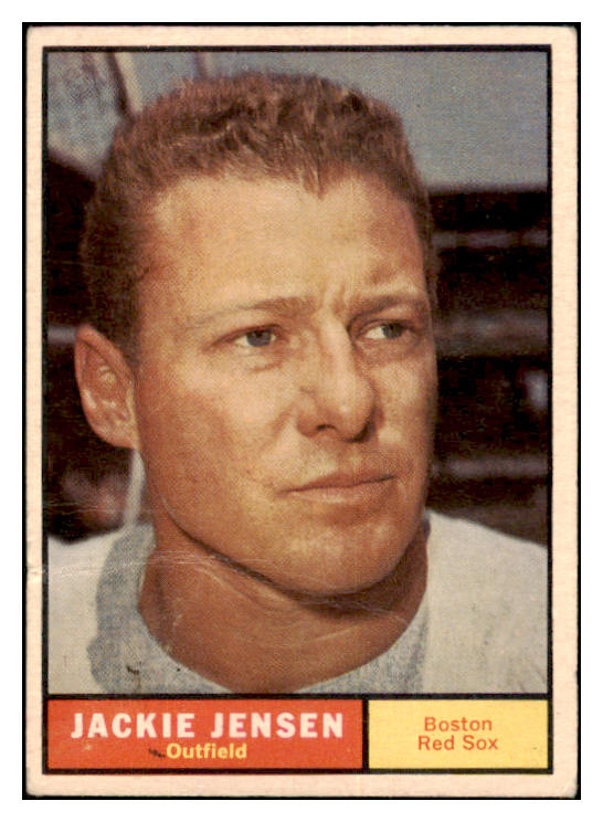 1961 Topps Baseball #540 Jackie Jensen Red Sox GD-VG 502128