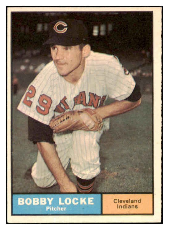 1961 Topps Baseball #537 Bobby Locke Indians EX-MT 502146