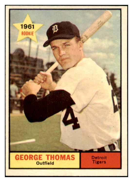 1961 Topps Baseball #544 George Thomas Tigers EX-MT 502150