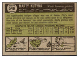 1961 Topps Baseball #546 Marty Kutyna Senators EX-MT 502151