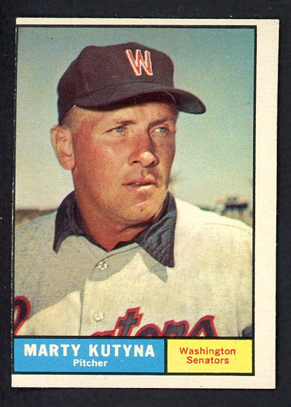 1961 Topps Baseball #546 Marty Kutyna Senators VG-EX 502152