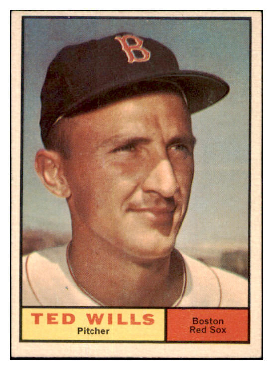 1961 Topps Baseball #548 Ted Wills Red Sox EX-MT 502153