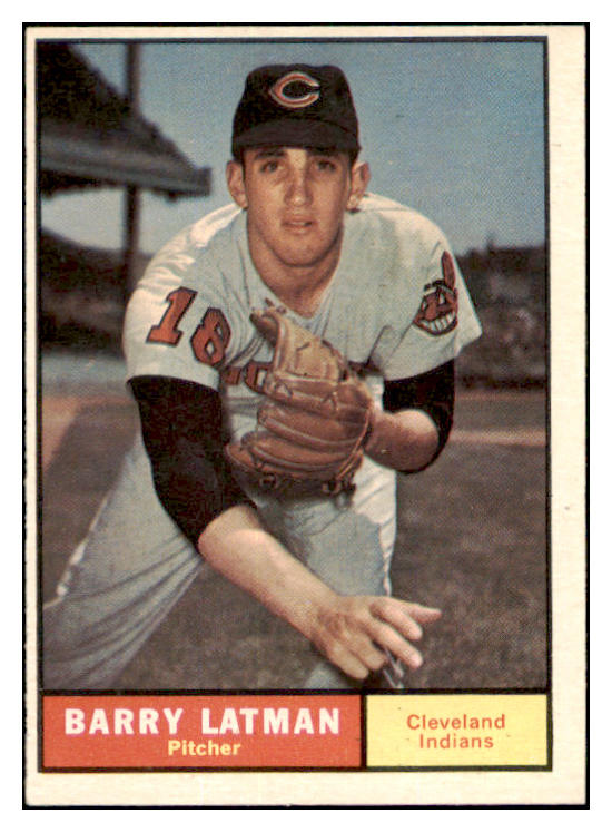 1961 Topps Baseball #560 Barry Latman Indians EX-MT 502162