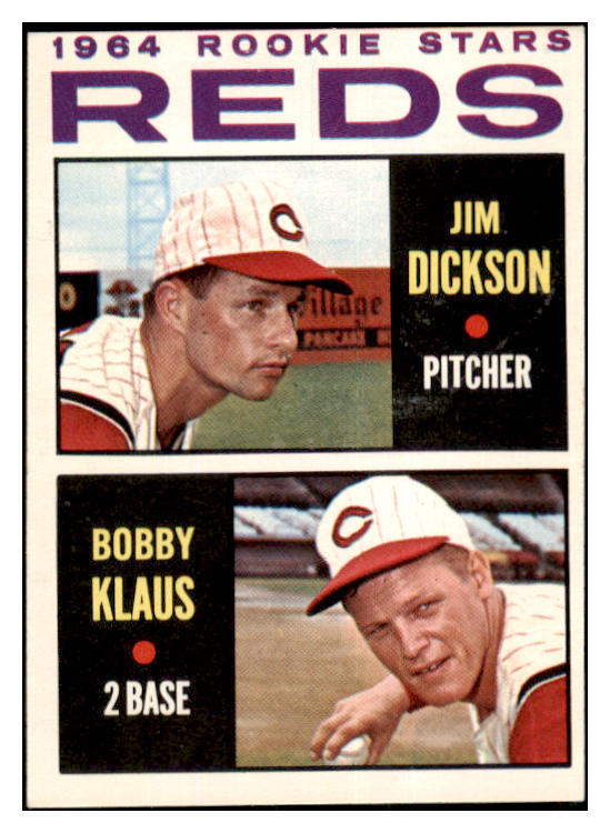 1964 Topps Baseball #524 Bobby Klaus Reds EX-MT 502174