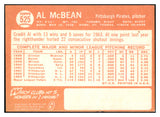 1964 Topps Baseball #525 Al Mcbean Pirates EX-MT 502175