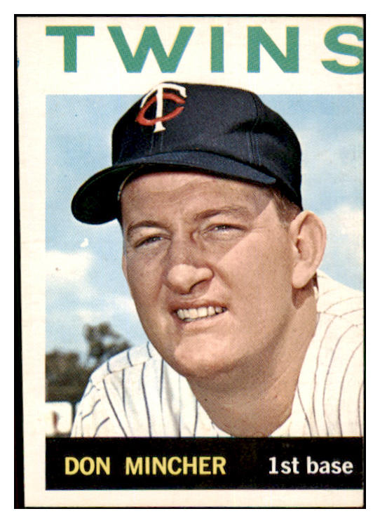 1964 Topps Baseball #542 Don Mincher Twins VG 502186