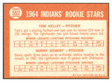1964 Topps Baseball #552 Sonny Siebert Indians VG-EX 502193