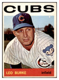 1964 Topps Baseball #557 Leo Burke Cubs EX 502198