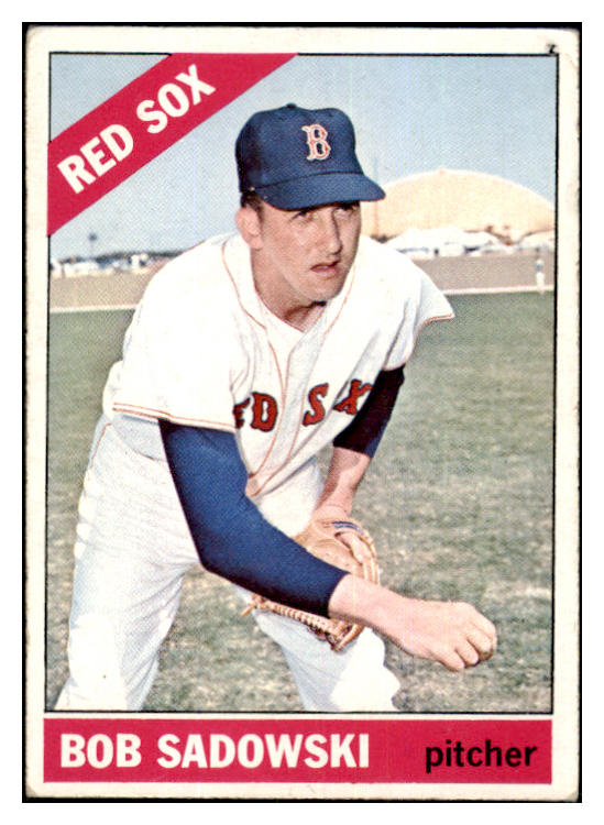 1966 Topps Baseball #523 Bob Sadowski Red Sox EX 502311