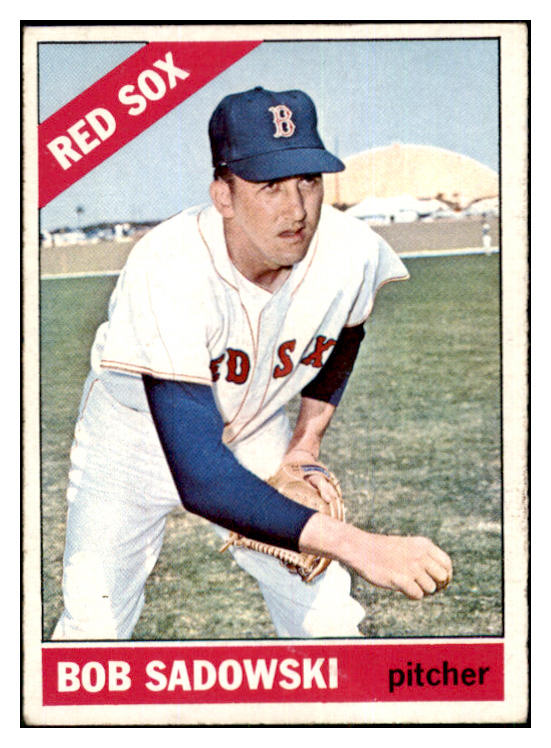 1966 Topps Baseball #523 Bob Sadowski Red Sox EX 502312