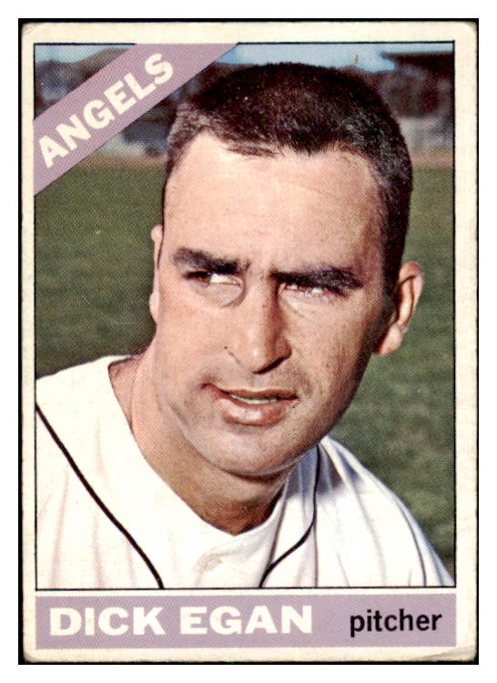 1966 Topps Baseball #536 Dick Egan Angels VG 502327
