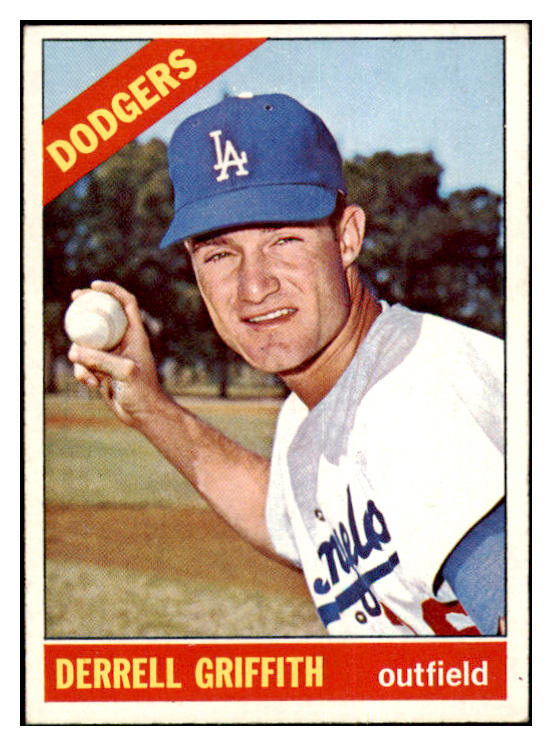 1966 Topps Baseball #573 Derrell Griffith Dodgers EX-MT 502358