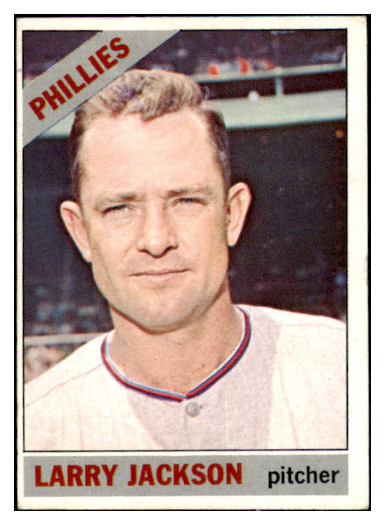 1966 Topps Baseball #595 Larry Jackson Phillies VG-EX 502384