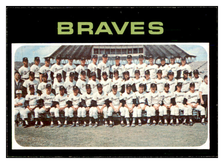 1971 Topps Baseball #652 Atlanta Braves Team NR-MT 502399