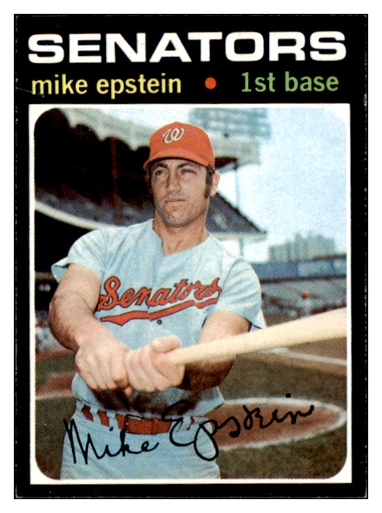 1971 Topps Baseball #655 Mike Epstein Senators NR-MT 502410