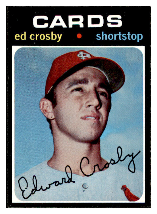 1971 Topps Baseball #672 Ed Crosby Cardinals NR-MT 502420