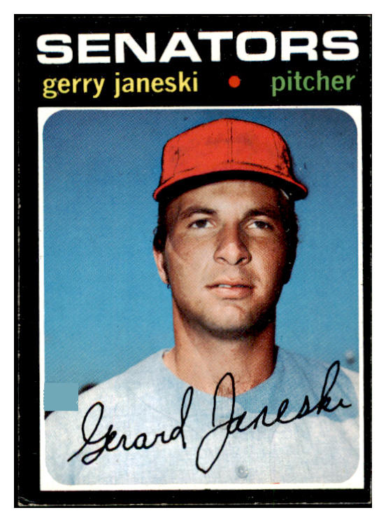 1971 Topps Baseball #673 Gerry Janeski Senators NR-MT 502421