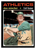 1971 Topps Baseball #680 Don Mincher A's NR-MT 502423