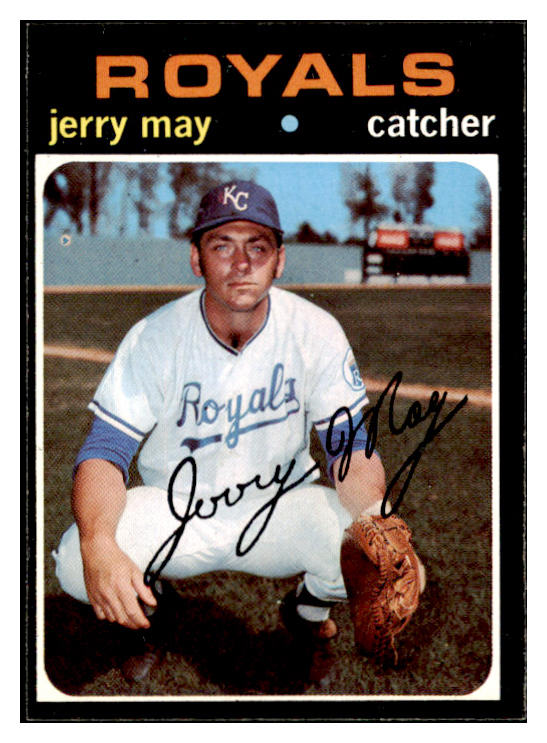 1971 Topps Baseball #719 Jerry May Royals NR-MT 502439