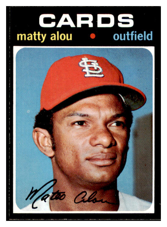 1971 Topps Baseball #720 Matty Alou Cardinals NR-MT 502440