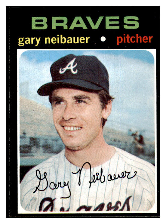1971 Topps Baseball #668 Gary Neibauer Braves NR-MT 502460