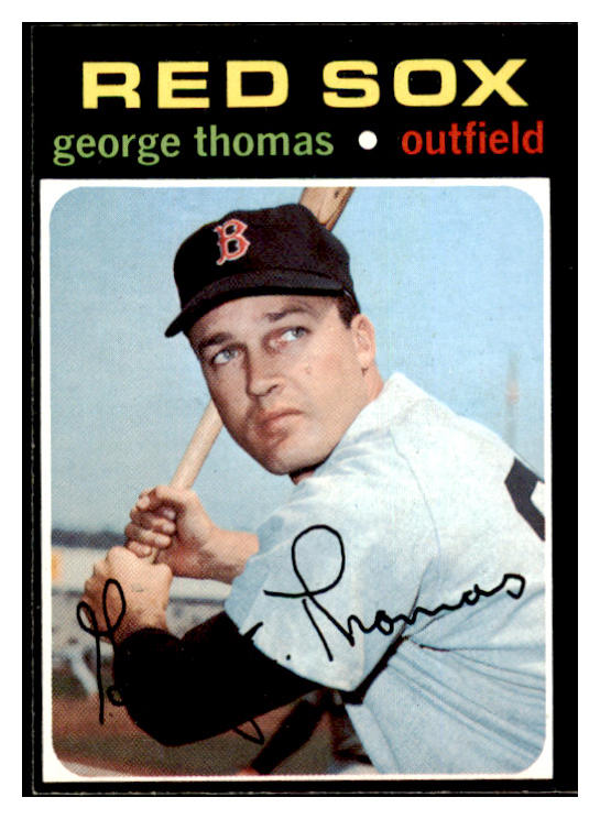 1971 Topps Baseball #678 George Thomas Red Sox NR-MT 502464