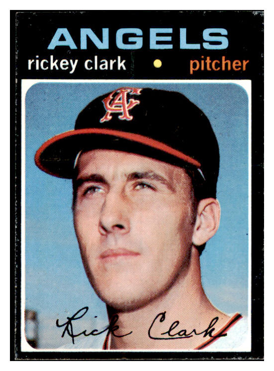 1971 Topps Baseball #697 Rickey Clark Angels NR-MT 502473