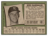 1971 Topps Baseball #701 Bob Garibaldi Royals NR-MT 502475