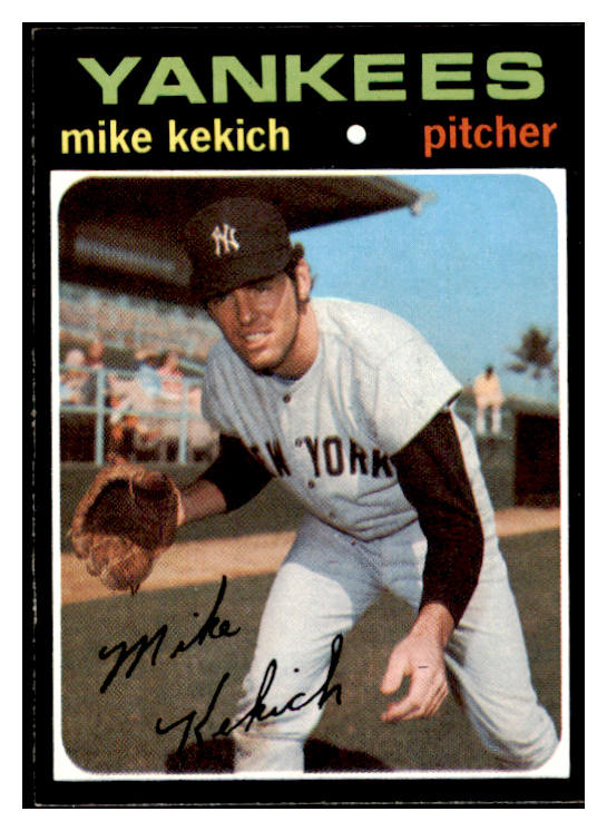 1971 Topps Baseball #703 Mike Kekich Yankees NR-MT 502477