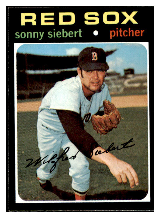 1971 Topps Baseball #710 Sonny Siebert Red Sox NR-MT 502479