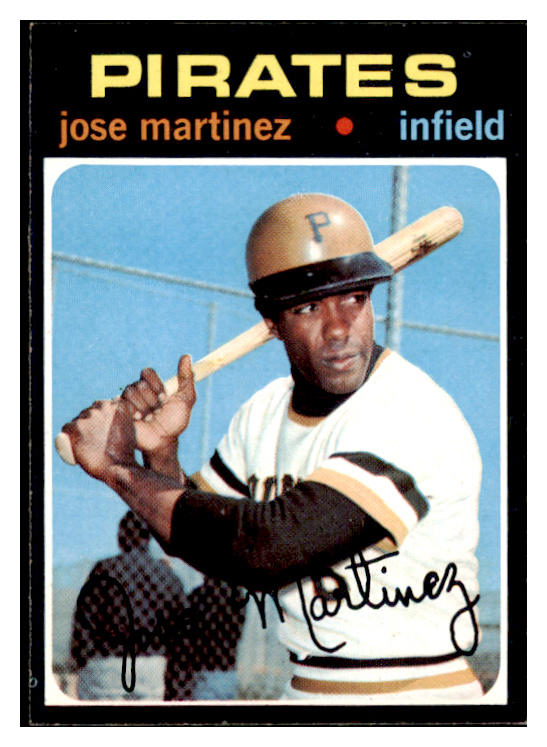 1971 Topps Baseball #712 Jose Martinez Pirates NR-MT 502480
