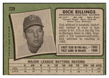 1971 Topps Baseball #729 Dick Billings Senators NR-MT 502485