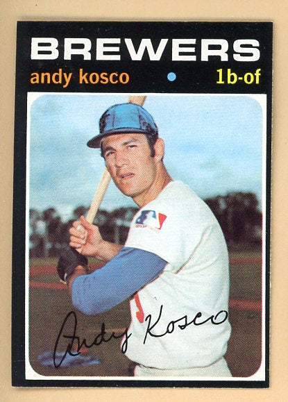 1971 Topps Baseball #746 Andy Kosco Brewers NR-MT 502488