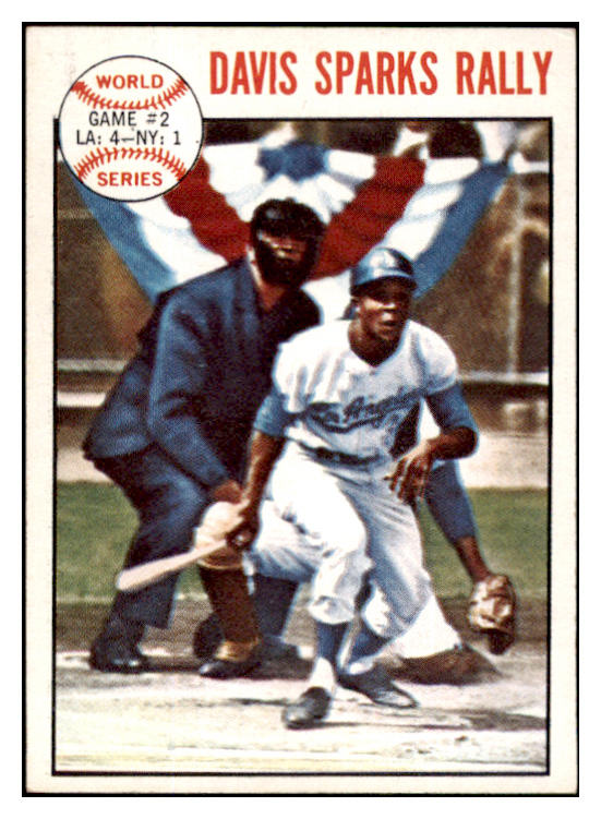 1964 Topps Baseball #137 World Series Game 2 Willie Davis EX-MT 502497