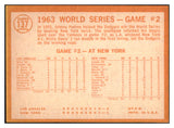 1964 Topps Baseball #137 World Series Game 2 Willie Davis EX-MT 502497