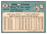 1965 Topps Baseball #500 Eddie Mathews Braves VG-EX 502513