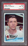 1965 Topps Baseball #578 Camilo Carreon Indians PSA 8 NM/MT 502761