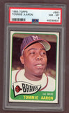 1965 Topps Baseball #567 Tommie Aaron Braves PSA 8 NM/MT 502799