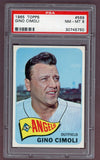 1965 Topps Baseball #569 Gino Cimoli Angels PSA 8 NM/MT 502801