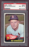 1965 Topps Baseball #556 Red Schoendienst Cardinals PSA 8 NM/MT 502874