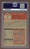 1953 Topps Baseball #001 Jackie Robinson Dodgers PSA 3 VG 502900